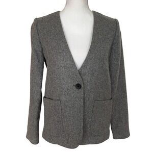 Madewell Wool blend Single Button Blazer two front pockets SZ: XS